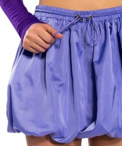 CASUALLY CUTE NYLON MINI SKIRT -FINESSE-shop casually cute nylon mini skirt light purple 8 8