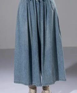 CECE PULL ON SUPER WIDE DENIM PANT -FINESSE-shop cece pull on super wide denim pant light blue denim 4 4