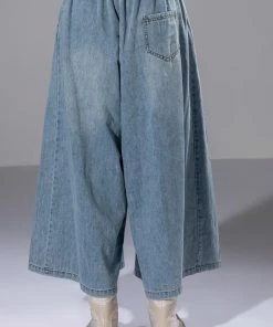 CECE PULL ON SUPER WIDE DENIM PANT -FINESSE-shop cece pull on super wide denim pant light blue denim 6 6