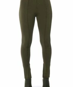 CELINE HIGH RISE SLIT PANT -FINESSE-shop celine high rise slit pant olive 5 5