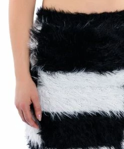 CHECKMATE SIR FUZZY MIDI SKIRT 19 CHECKMATE SIR FUZZY MIDI SKIRT -FINESSE-shop checkmate sir fuzzy midi skirt black white 10 10