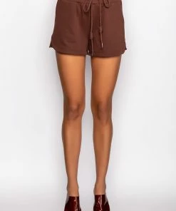 CICI SWEATSHORT 11 CICI SWEATSHORT -FINESSE-shop cici sweatshort brown 4 4