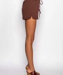 CICI SWEATSHORT 12 CICI SWEATSHORT -FINESSE-shop cici sweatshort brown 5 5