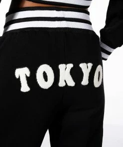 COLLEGIATE TOKYO NIGHTS JOGGER 23 COLLEGIATE TOKYO NIGHTS JOGGER -FINESSE-shop collegiate tokyo nights jogger black 12 12