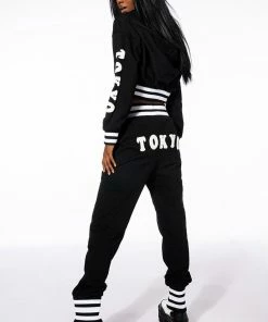 COLLEGIATE TOKYO NIGHTS JOGGER 14 COLLEGIATE TOKYO NIGHTS JOGGER -FINESSE-shop collegiate tokyo nights jogger black 3 3