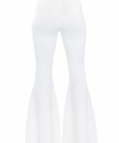 COOL AND CASUAL FLARE LEGGING 14 COOL AND CASUAL FLARE LEGGING -FINESSE-shop cool and casual flare legging white 7 7