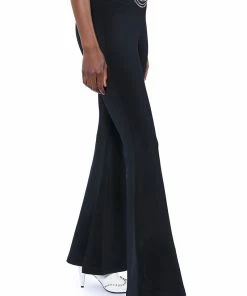 COOL AND CAUSAL FLARE LEGGING -FINESSE-shop cool and causal flare legging black 3 3