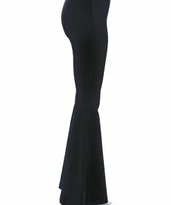 COOL AND CAUSAL FLARE LEGGING -FINESSE-shop cool and causal flare legging black 8 8