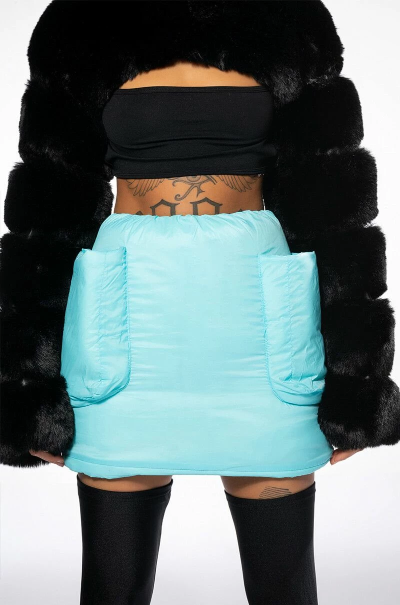 CORI POCKET PUFFER SKIRT 2 CORI POCKET PUFFER SKIRT - Image 2