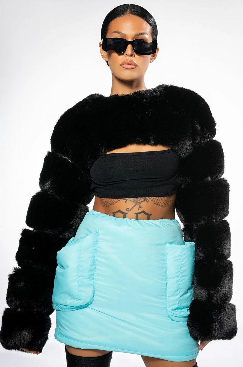 CORI POCKET PUFFER SKIRT 3 CORI POCKET PUFFER SKIRT - Image 3
