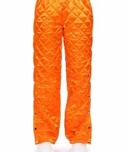 COZY MODE QUILTED SATIN BREAKAWAY JOGGER -FINESSE-shop cozy mode quilted satin breakaway jogger orange 7 7