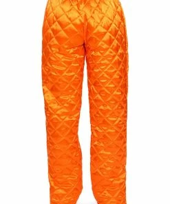 COZY MODE QUILTED SATIN BREAKAWAY JOGGER -FINESSE-shop cozy mode quilted satin breakaway jogger orange 9 9