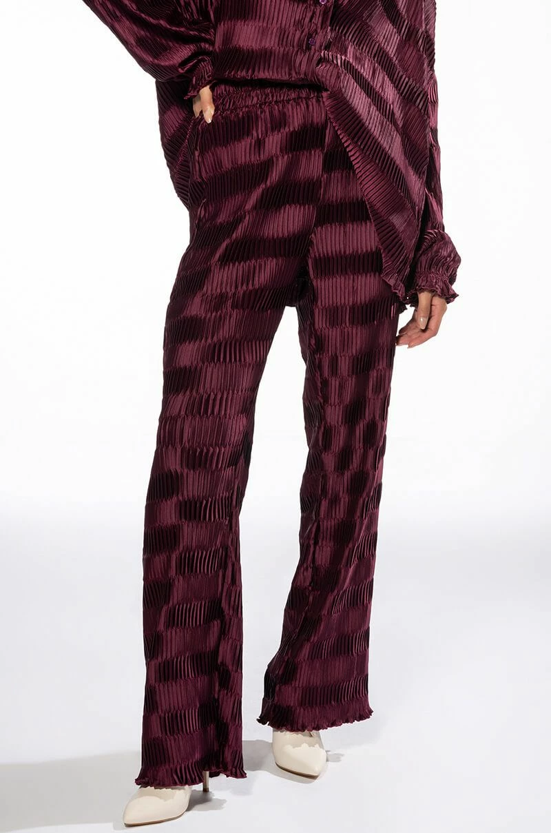 CRINKLE SATIN PALAZZO PANT 1 CRINKLE SATIN PALAZZO PANT