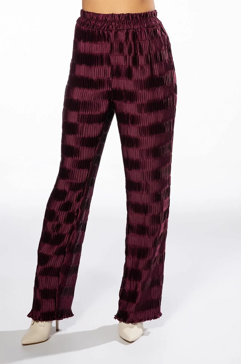 CRINKLE SATIN PALAZZO PANT 3 CRINKLE SATIN PALAZZO PANT - Image 3