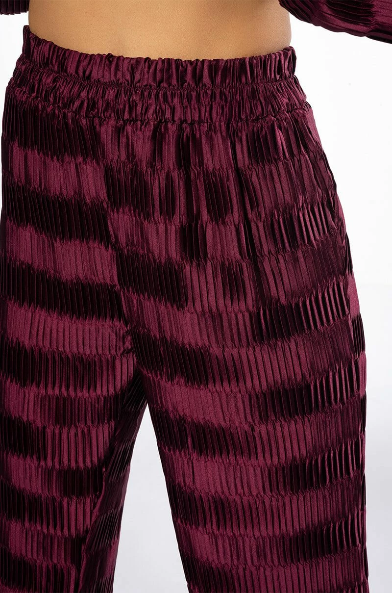 CRINKLE SATIN PALAZZO PANT 6 CRINKLE SATIN PALAZZO PANT - Image 6