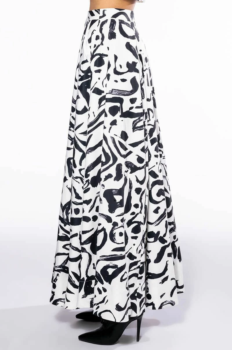 DALI'S MUSE BANDEAU ABSTRACT MAXI SKIRT 5 DALI'S MUSE BANDEAU ABSTRACT MAXI SKIRT - Image 5