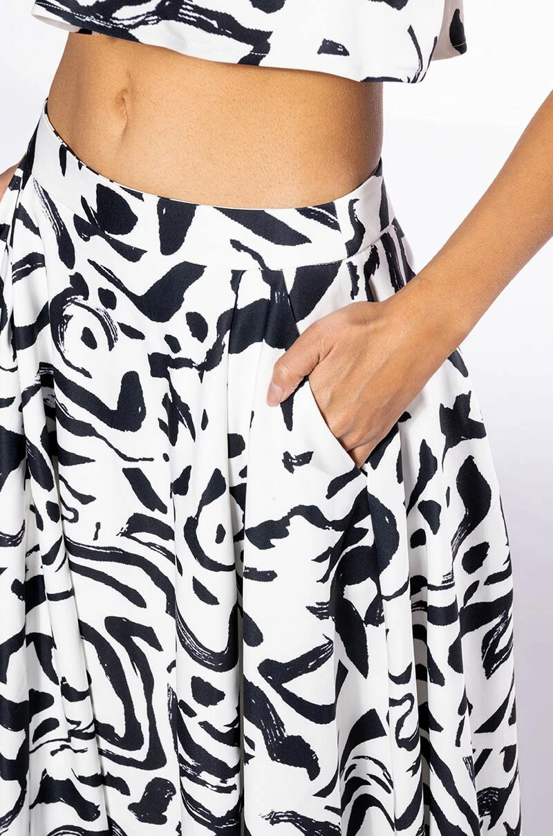 DALI'S MUSE BANDEAU ABSTRACT MAXI SKIRT 7 DALI'S MUSE BANDEAU ABSTRACT MAXI SKIRT - Image 7