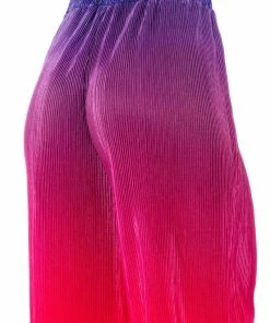 DAY TO NIGHT PLEATED SATIN WIDE LEG PANTS IN RED MULTI -FINESSE-shop day to night pleated satin wide leg pants in red multi red multi 8 8