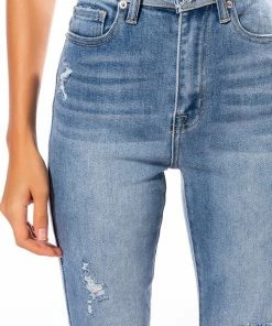 DETAILS MAKE PERFECTION HIGH RISE SKINNY JEANS -FINESSE-shop details make perfection high rise skinny jeans medium blue denim 6 6