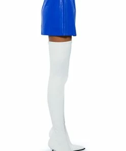 DETERMINED MIND FAUX LEATHER SKIRT 24 DETERMINED MIND FAUX LEATHER SKIRT -FINESSE-shop determined mind faux leather skirt royal blue 11 11