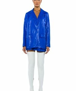 DETERMINED MIND FAUX LEATHER SKIRT 27 DETERMINED MIND FAUX LEATHER SKIRT -FINESSE-shop determined mind faux leather skirt royal blue 14 14