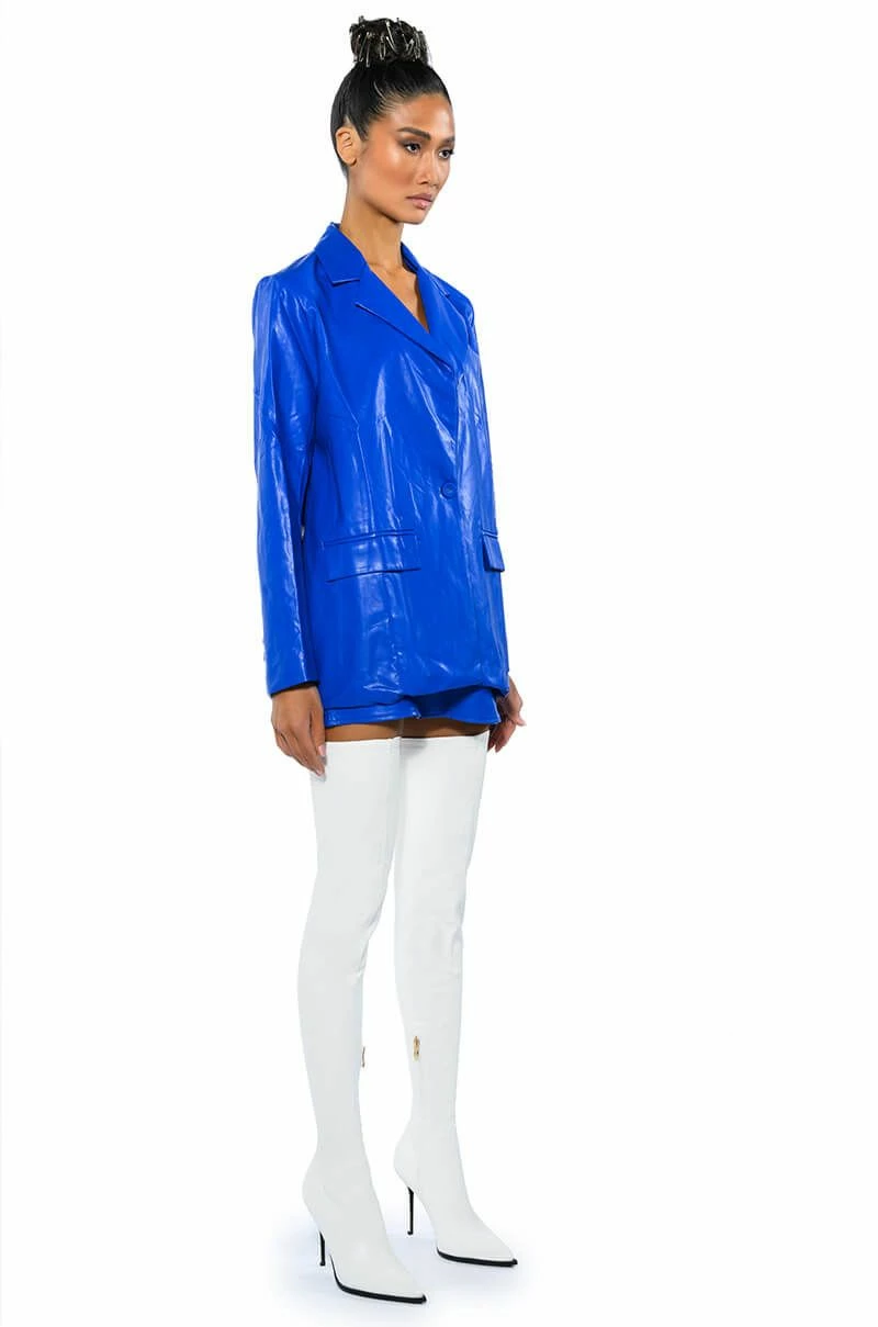 DETERMINED MIND FAUX LEATHER SKIRT 8 DETERMINED MIND FAUX LEATHER SKIRT - Image 8