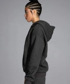 DEXTRA FRENCH TERRY HOODIE 15 DEXTRA FRENCH TERRY HOODIE -FINESSE-shop dextra french terry hoodie charcoal grey 7 7