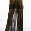 DISCO FLAIR PLEATED WIDE LEG PANTS
