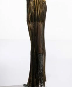 DISCO FLAIR PLEATED WIDE LEG PANTS -FINESSE-shop disco flair pleated wide leg pants gold 4 4