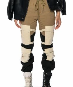 DIXIE COLOR BLOCKED CARGO JOGGER