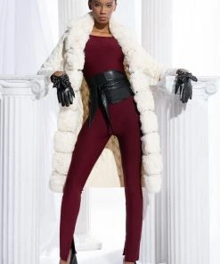 DOES WHAT SHE WANTS BANDAGE JUMPSUIT -FINESSE-shop does what she wants bandage jumpsuit burgundy 3 3