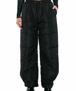 DOUBLE UP PUFFER PULL ON JOGGER 13 DOUBLE UP PUFFER PULL ON JOGGER -FINESSE-shop double up puffer pull on jogger black 4 4