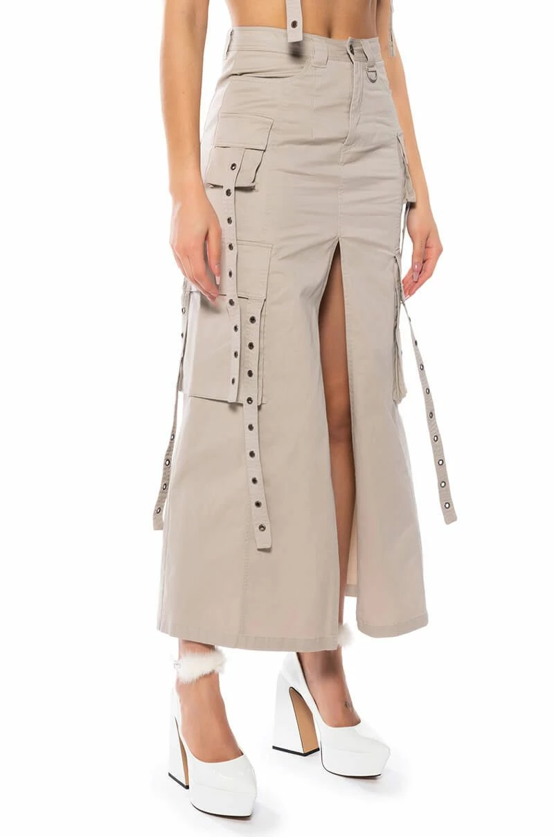 DOWN FOR ANYTHING CARGO MAXI SKIRT 2 DOWN FOR ANYTHING CARGO MAXI SKIRT - Image 2