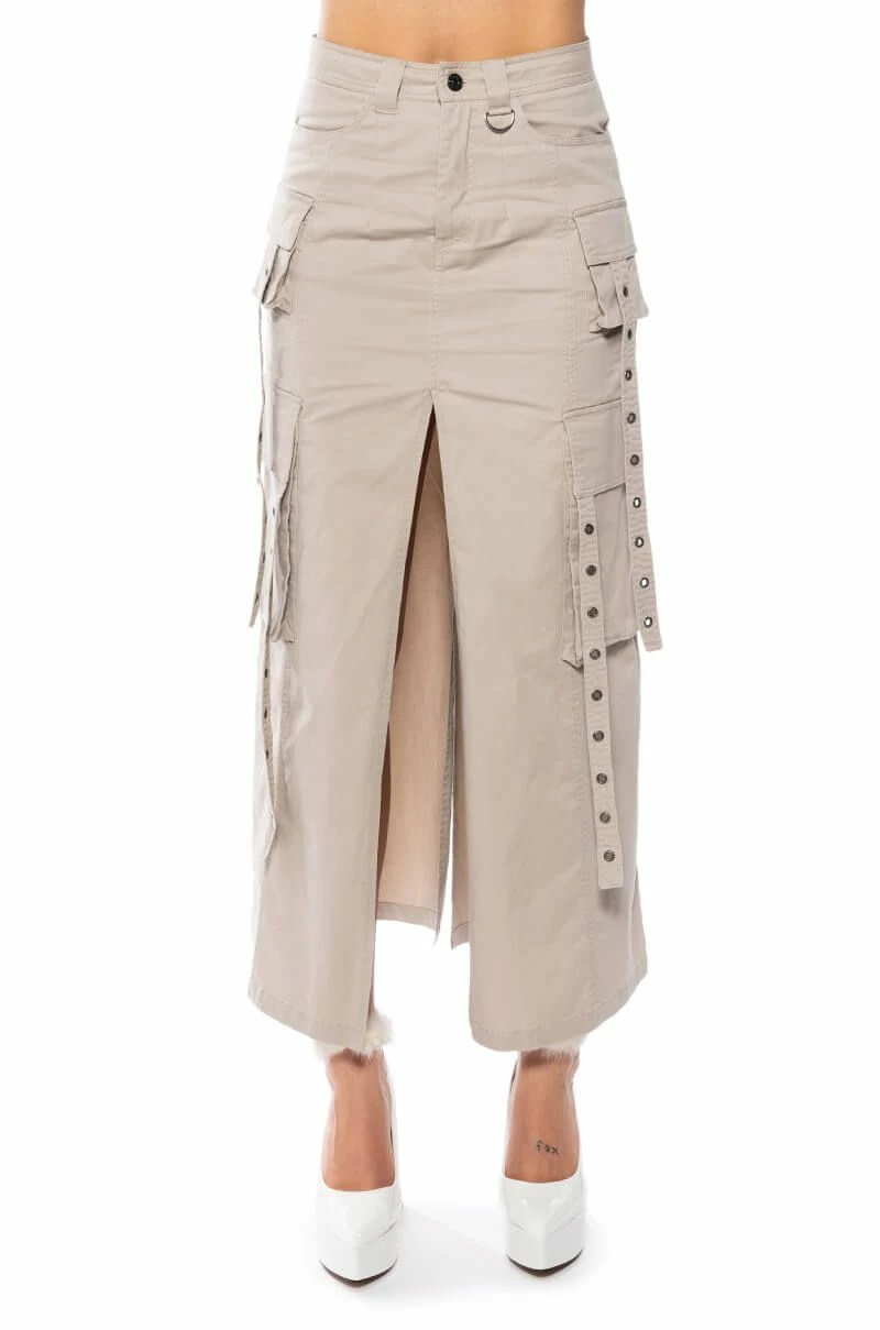 DOWN FOR ANYTHING CARGO MAXI SKIRT 5 DOWN FOR ANYTHING CARGO MAXI SKIRT - Image 5