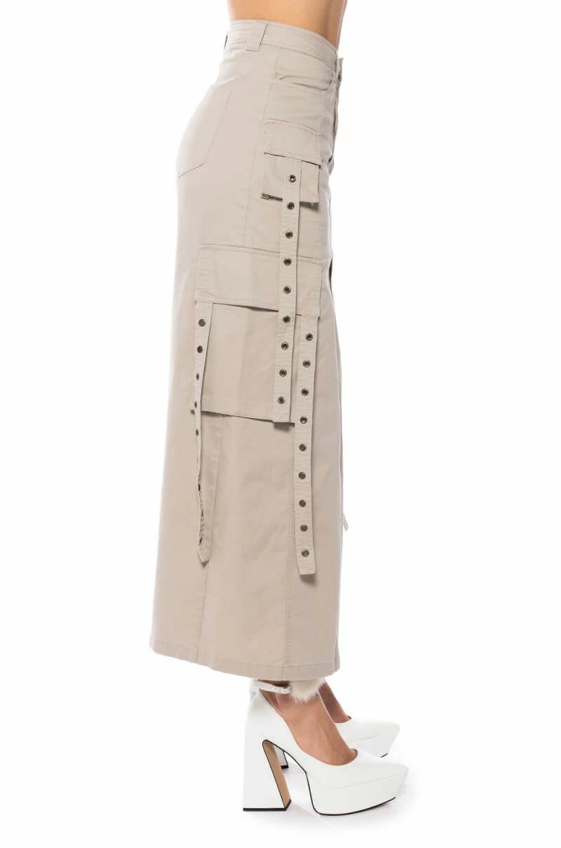 DOWN FOR ANYTHING CARGO MAXI SKIRT 6 DOWN FOR ANYTHING CARGO MAXI SKIRT - Image 6