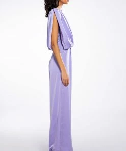 DOWNTOWN DISCO JUMPSUIT -FINESSE-shop downtown disco jumpsuit light purple 3 3