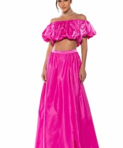 DRESS LIKE ROYALTY FULL VOLUME MAXI SKIRT 10 DRESS LIKE ROYALTY FULL VOLUME MAXI SKIRT -FINESSE-shop dress like royalty full volume maxi skirt pink 3 3