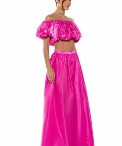 DRESS LIKE ROYALTY FULL VOLUME MAXI SKIRT 11 DRESS LIKE ROYALTY FULL VOLUME MAXI SKIRT -FINESSE-shop dress like royalty full volume maxi skirt pink 4 4
