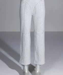 DRIPPING JEWELS RHINESTONE SWEATPANT -FINESSE-shop dripping jewels rhinestone sweatpant heather grey 6 6