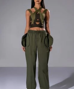 DYLAN PARACHUTE CARGO JOGGER 17 DYLAN PARACHUTE CARGO JOGGER -FINESSE-shop dylan parachute cargo jogger olive 4 4 c1