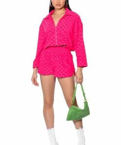 EASY DAYS PULL ON SHORT -FINESSE-shop easy days pull on short fuchsia 3 3