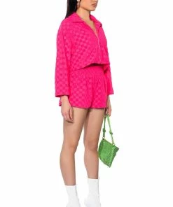 EASY DAYS PULL ON SHORT -FINESSE-shop easy days pull on short fuchsia 4 4