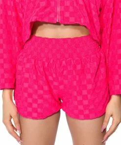 EASY DAYS PULL ON SHORT -FINESSE-shop easy days pull on short fuchsia 8 8