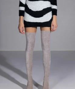 EASY DOES IT KNIT MINI SKIRT -FINESSE-shop easy does it knit mini skirt black white 1 1