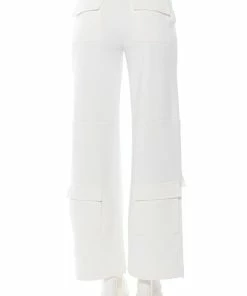 ELEVATED CARGO PANTS IN WHITE -FINESSE-shop elevated cargo pants in white white 7 7