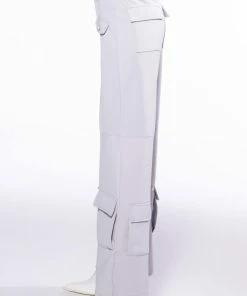 ELEVATED CARGO PANTS IN LIGHT GREY -FINESSE-shop elevated cargo pants light grey 7 7