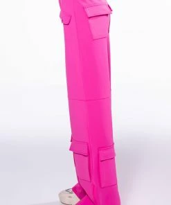 ELEVATED CARGO PANTS IN PINK -FINESSE-shop elevated cargo pants pink 5 5