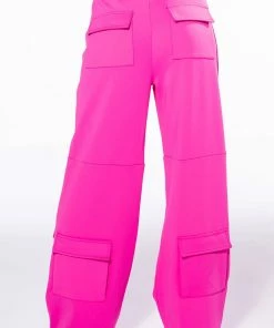 ELEVATED CARGO PANTS IN PINK -FINESSE-shop elevated cargo pants pink 6 6