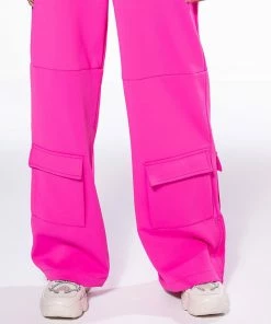 ELEVATED CARGO PANTS IN PINK -FINESSE-shop elevated cargo pants pink 7 7
