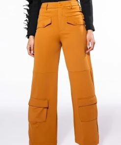 ELEVATED CARGO PANTS IN RUST